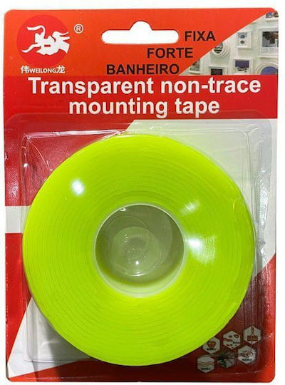 Transparent Non-Trace Mounting Tape Transparent Green Adhesive Tape