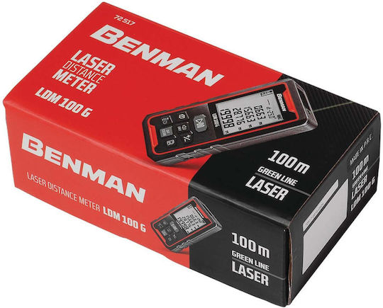 Benman Μέτρο Laser LDM100 με Δυνατότητα Μέτρησης 100m