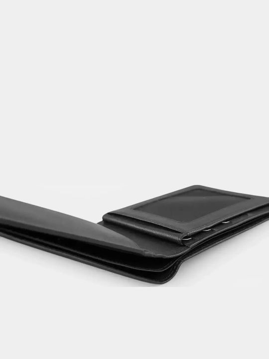 Portofel Bărbătesc din Piele cu RFID Negru