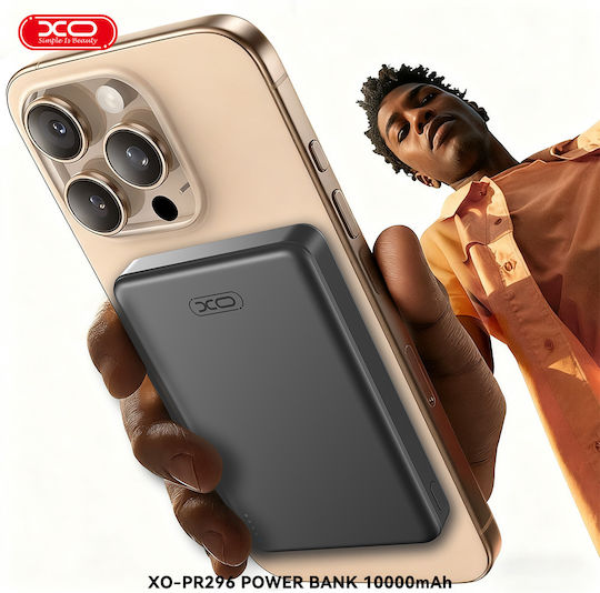 XO PR296 Power Bank 10000mAh Power Delivery Quick Charge 2.0 Quick Charge 3.0 Gray