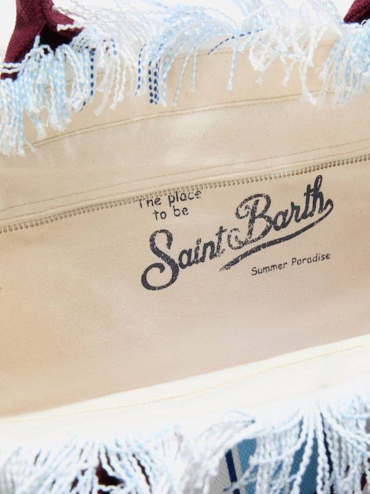 MC2 Vanity Beach Bag Made Of Light Blue Canvas