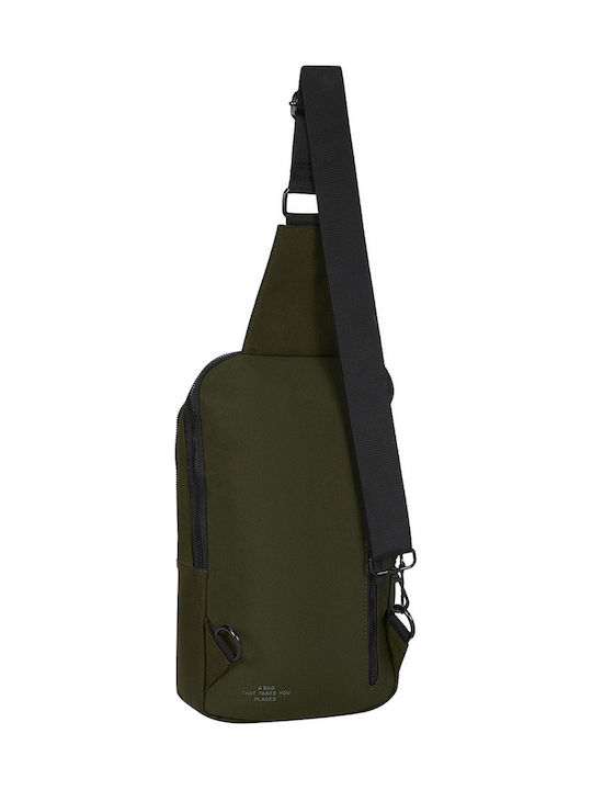 Men's Shoulder / Crossbody Bag Green