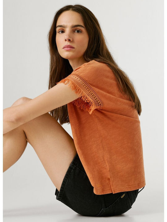 Women's T-shirt Bronze-beige