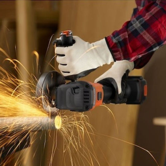 Black & Decker BCG6L8F1S Grinder 115mm Battery Brushless 1x4Ah