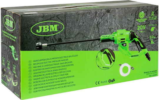 JBM Pressure Washer Battery 20V Solo with Pressure 24bar