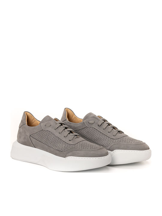 Adidași Anatomici Flatforms Pentru Bărbați Nubuck Gri