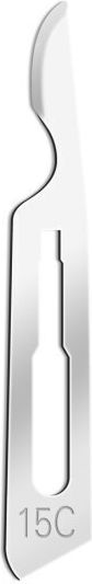 Surgical Blades Stainless Steel Disposable Swann Morton 100 Pieces 15