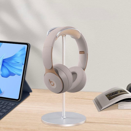 Powertech Desktop Headphone Stand Silver