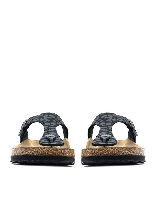 Birkenstock Gizeh Δερμάτινα Σανδάλια Μαύρα Birkenstock Gizeh Δερμάτινα Σανδάλια Μαύρα