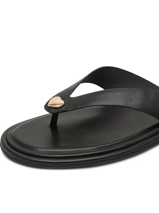 Leather Women's Sandals Black