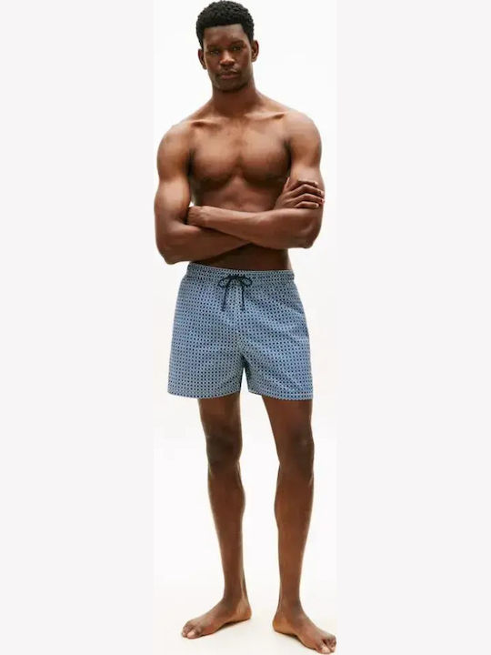 Herren-Bademode Kurze Hosen Silbergrau mit Mustern