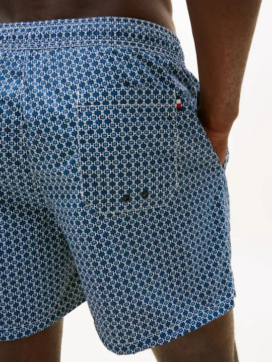 Herren-Bademode Kurze Hosen Silbergrau mit Mustern