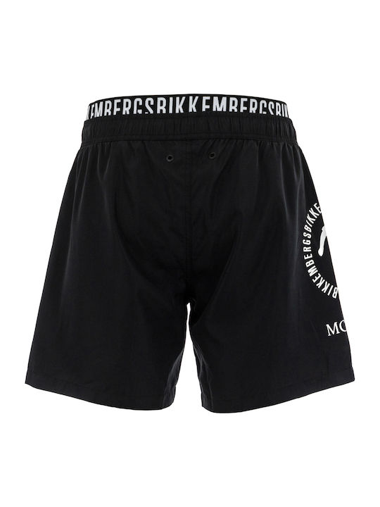 Bikkembergs Мъжки Бански Плувни Шорти Черни