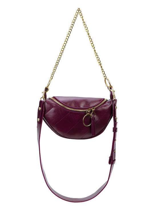 Eko Fanny Pack Chain Zinnia Burgundische Handtaschen und Damentaschen