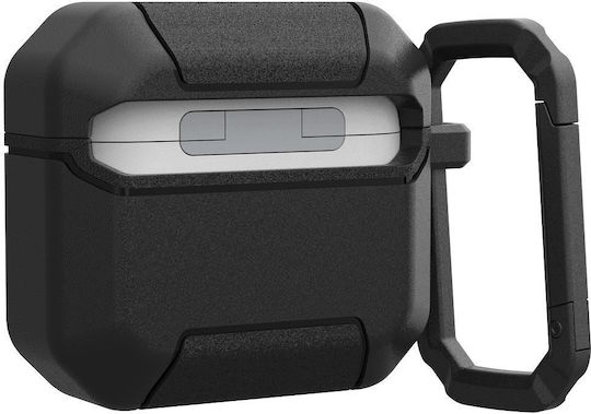 UAG Scout Silicone Case with Hook in Black for Apple AirPods 4