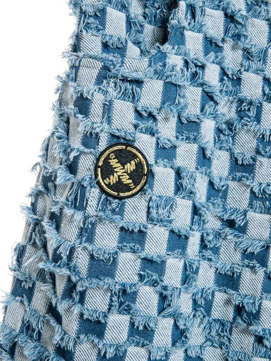 Men's Denim Bermuda Blue