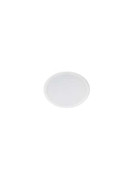 Philips Meson Rotund Metalic Spot Încorporat cu LED Integrat și Lumină Alb Cald Alb 16.5x16.5cm. 1buc