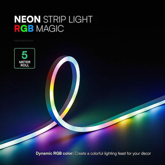 V-TAC LED Strip 5V RGB Light 5m Neon Flex