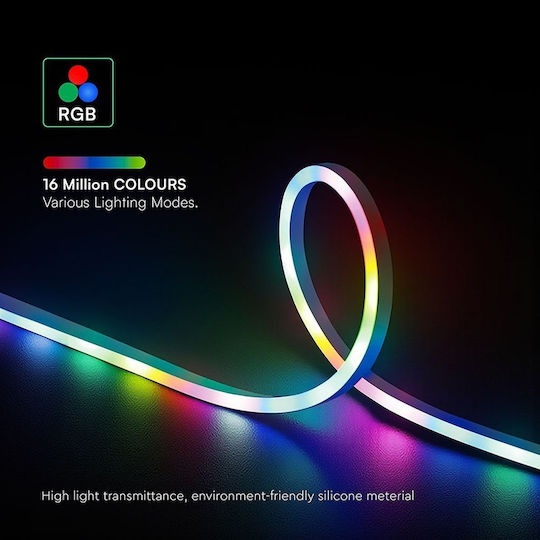 V-TAC LED Strip 5V RGB Light 5m Neon Flex