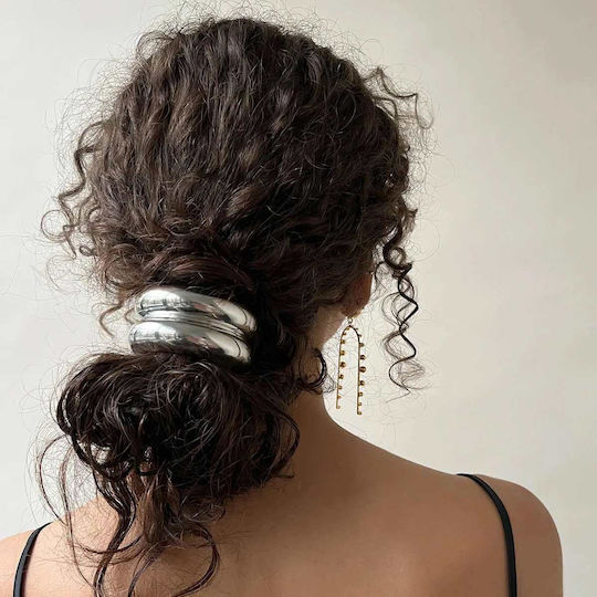 Hair Elastic Metal Gold