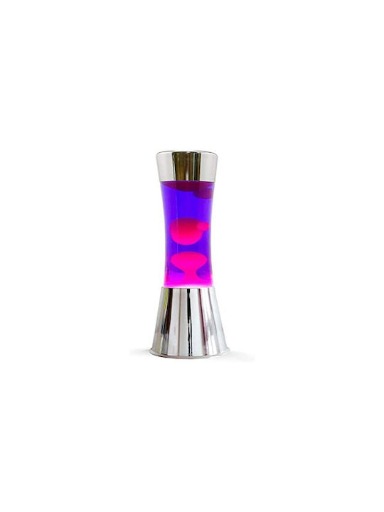 I-Total Dekorative Lampe Lavalampe Lila