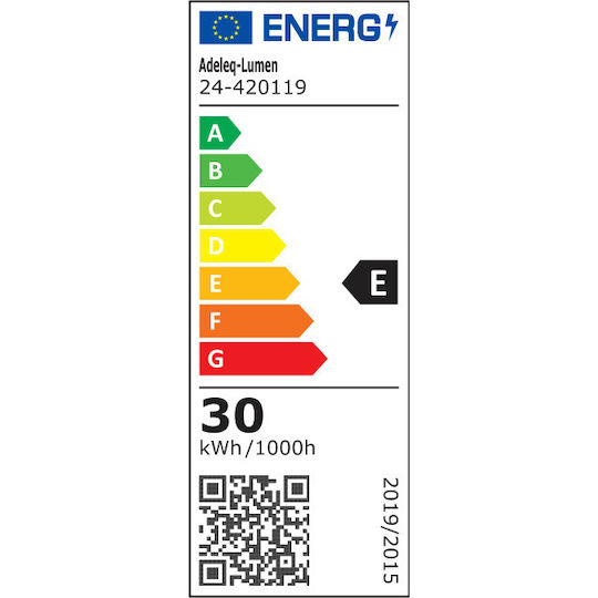 Adeleq LED Γραμμικό Φωτιστικό Οροφής 20W Φυσικό Λευκό με Ρυθμιζόμενη Ένταση 7.4εκ.
