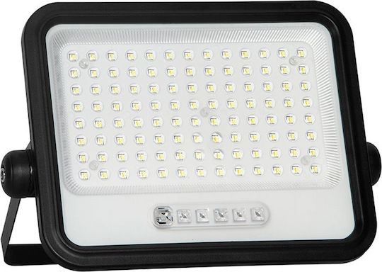 V-TAC Waterproof Solar LED Flood Light 200W Warm White 2000K With Remote Control IP65
