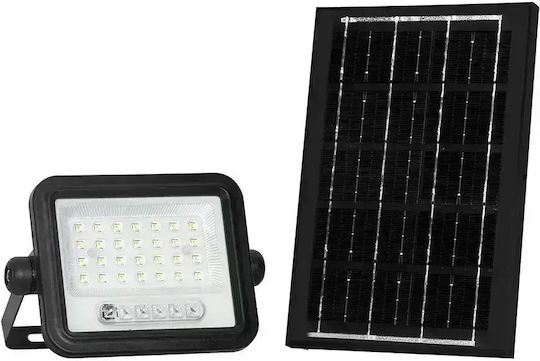 V-TAC Waterproof Solar LED Flood Light 400W Warm White 2000K with Remote Control IP65