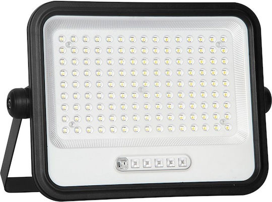 V-TAC Στεγανός Ηλιακός Προβολέας LED 300W Θερμό Λευκό 2000K IP65