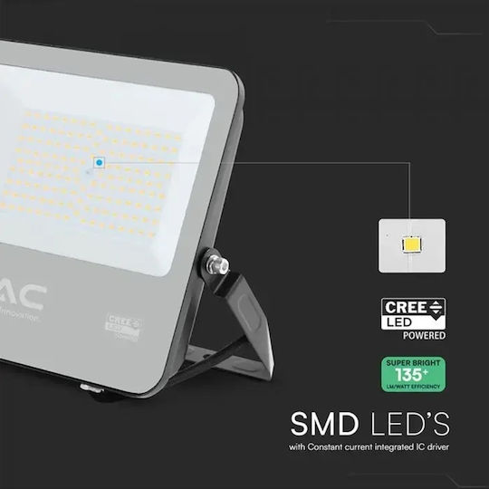 V-TAC Στεγανός Προβολέας LED 100W Φυσικό Λευκό 4000K IP65