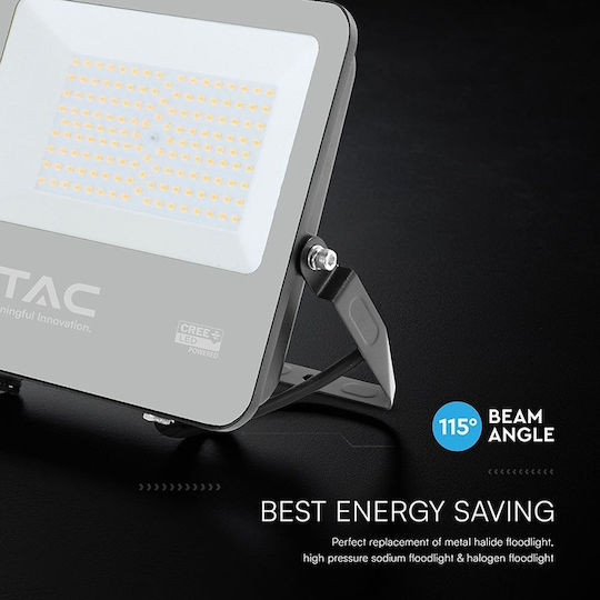 V-TAC Wasserdichter LED-Fluter 100 W Kaltweiß 6500 K IP65