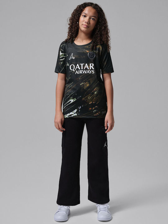 Kids Top Dri-Fit Short-Sleeved Black Psg