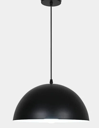 Home Lighting Hängelampe Schwarz mit Fassung E27 40x100x100cm.