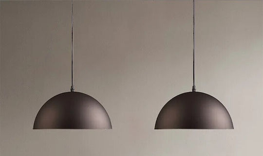 Home Lighting Hängelampe Schwarz mit Fassung E27 40x100x100cm.
