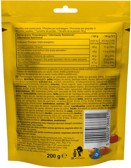 m&m's Milk Chocolate Pistachio 200gr