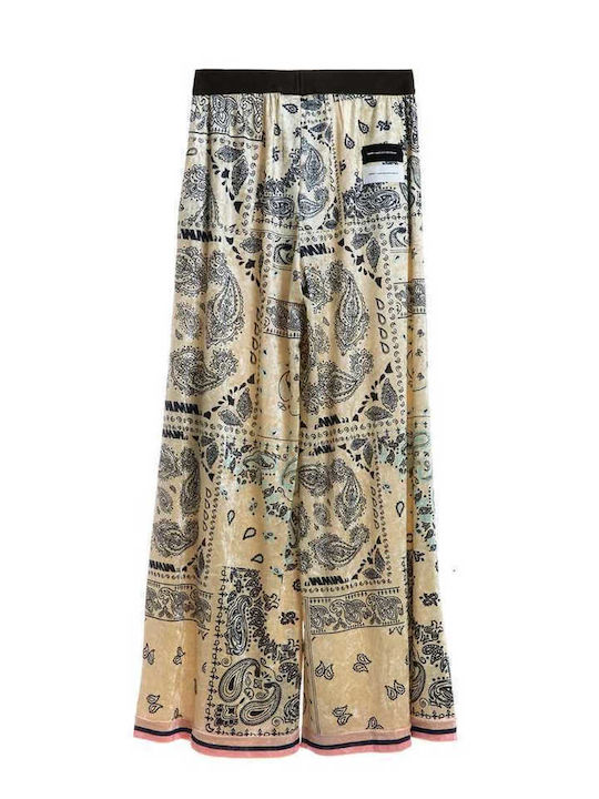 Women's Pantaloons in Palazzo Fit Beige