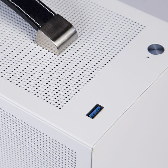 PCCOOLER Mini I100G Pro Mesh Mini-Turm Computergehäuse Weiß