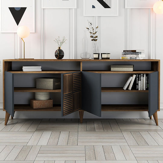 Μπουφές Milan Ξύλινος 180x35x78.6cm Μπουφές Milan Ξύλινος 180x35x78.6cm
