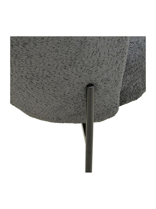 Houlian Dining Chair Metallic Anthracite 44x66x89cm