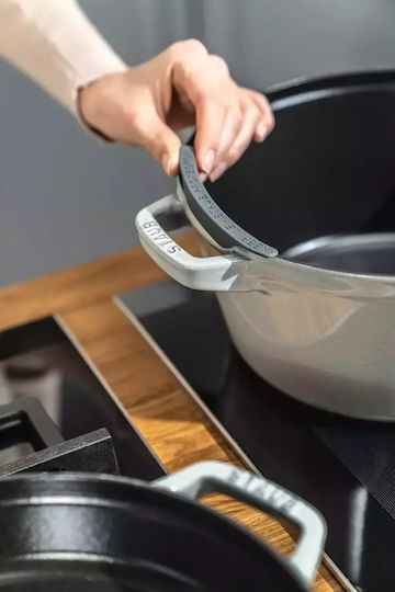 Staub Cratiță Olandeză Rotundă din Fontă 33x35cm 3 Bucăți