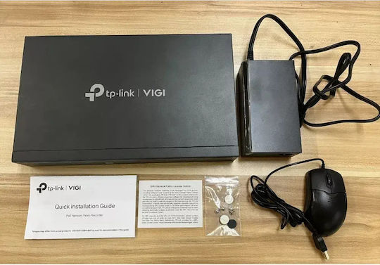 TP-LINK VIGI NVR1008H-8MP V1.20 Мрежово Устройство За Запис NVR 8 Камери 8 Порта POE+ 113W