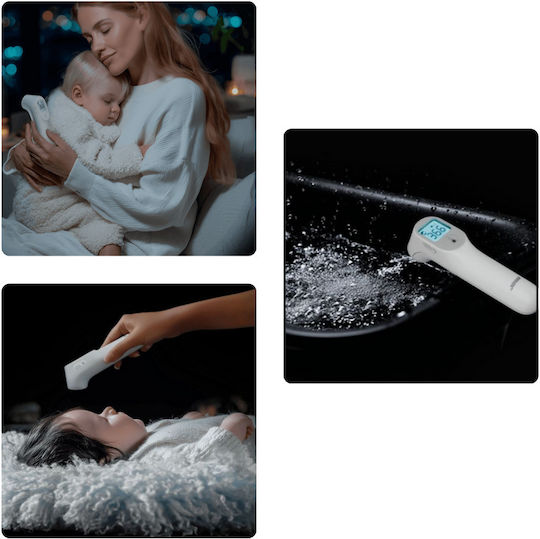 Novama Infrared Forehead Thermometer Suitable for Babies Blue