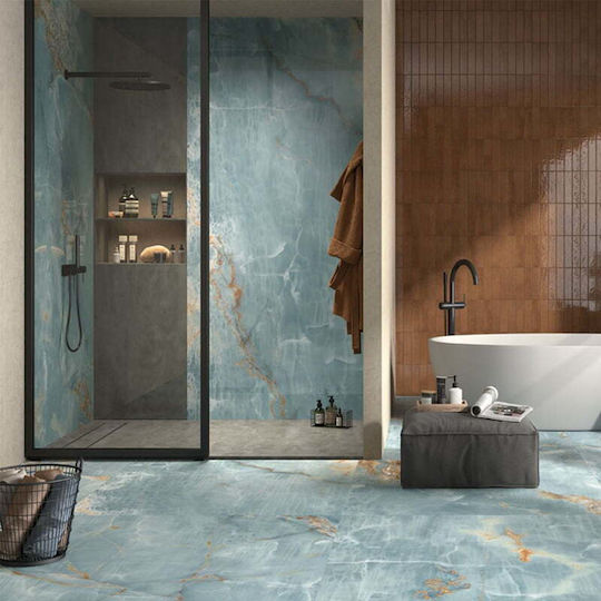 Imola Floor / Wall Tile Interior Ceramic Matte 120x60cm Blue