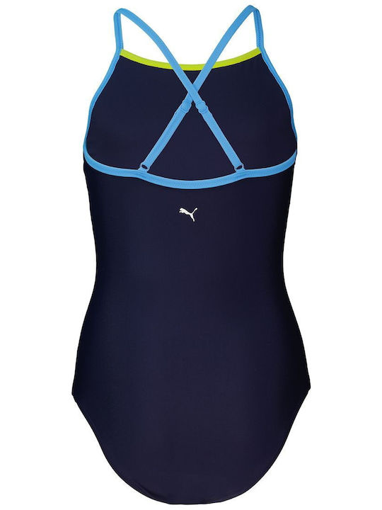 PUMA Placed Print Παιδικό Μαγιό Ολόσωμο Μαύρο PUMA Placed Print Παιδικό Μαγιό Ολόσωμο Μαύρο