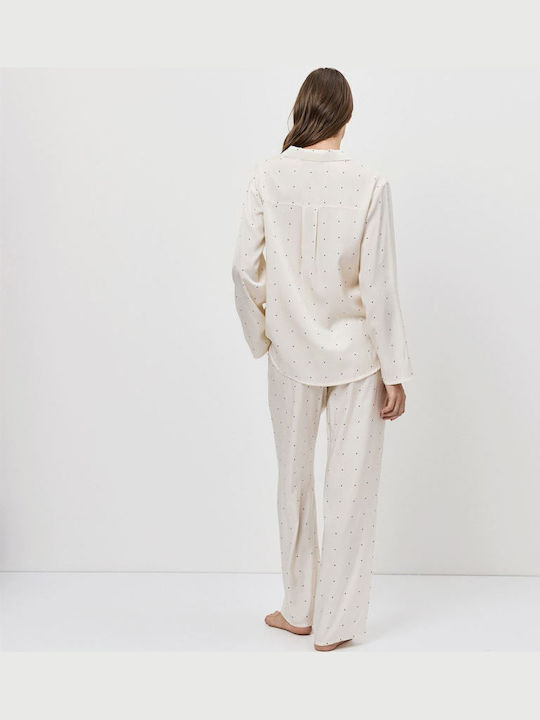 Aruelle Summer Women's Pyjama Set Cream