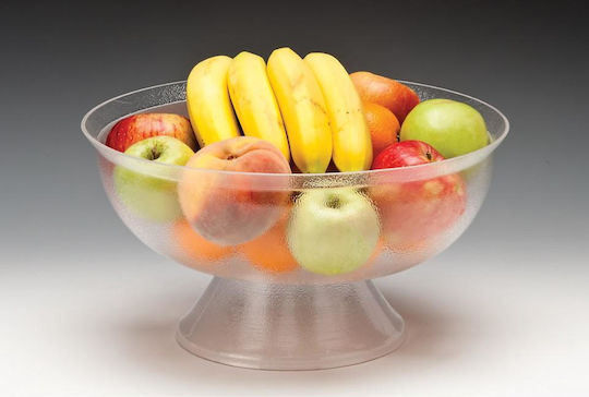 Raki Obstschale Kunststoff Transparent 35x35x21cm