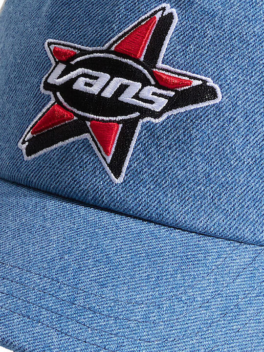 Vans Marked Jockey Trucker Cap Stonewash Blue