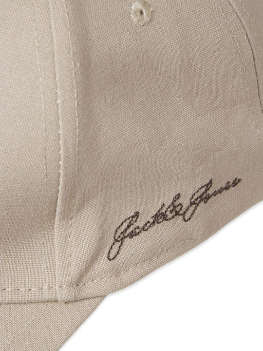 Jack & Jones Men's Beige Baseball Cap 12288498