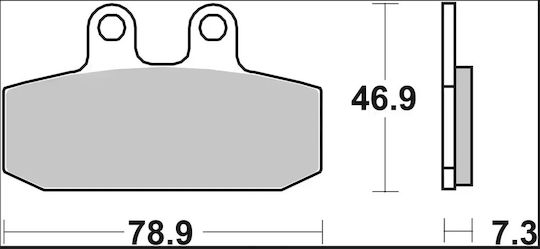 Brembo Carbon Plăcuțe 07gr13cc 1 Set 1 Etrier