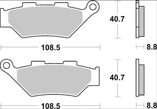 Brembo Plăcuțe de Frână Metalice 07ks07sa 1 Set 1 Etrier